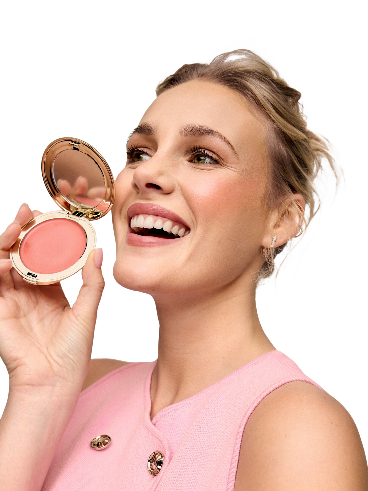 Product image 5 of 5, which shows Sculpted By Aimee Cream Luxe Blush, Dusty Rose