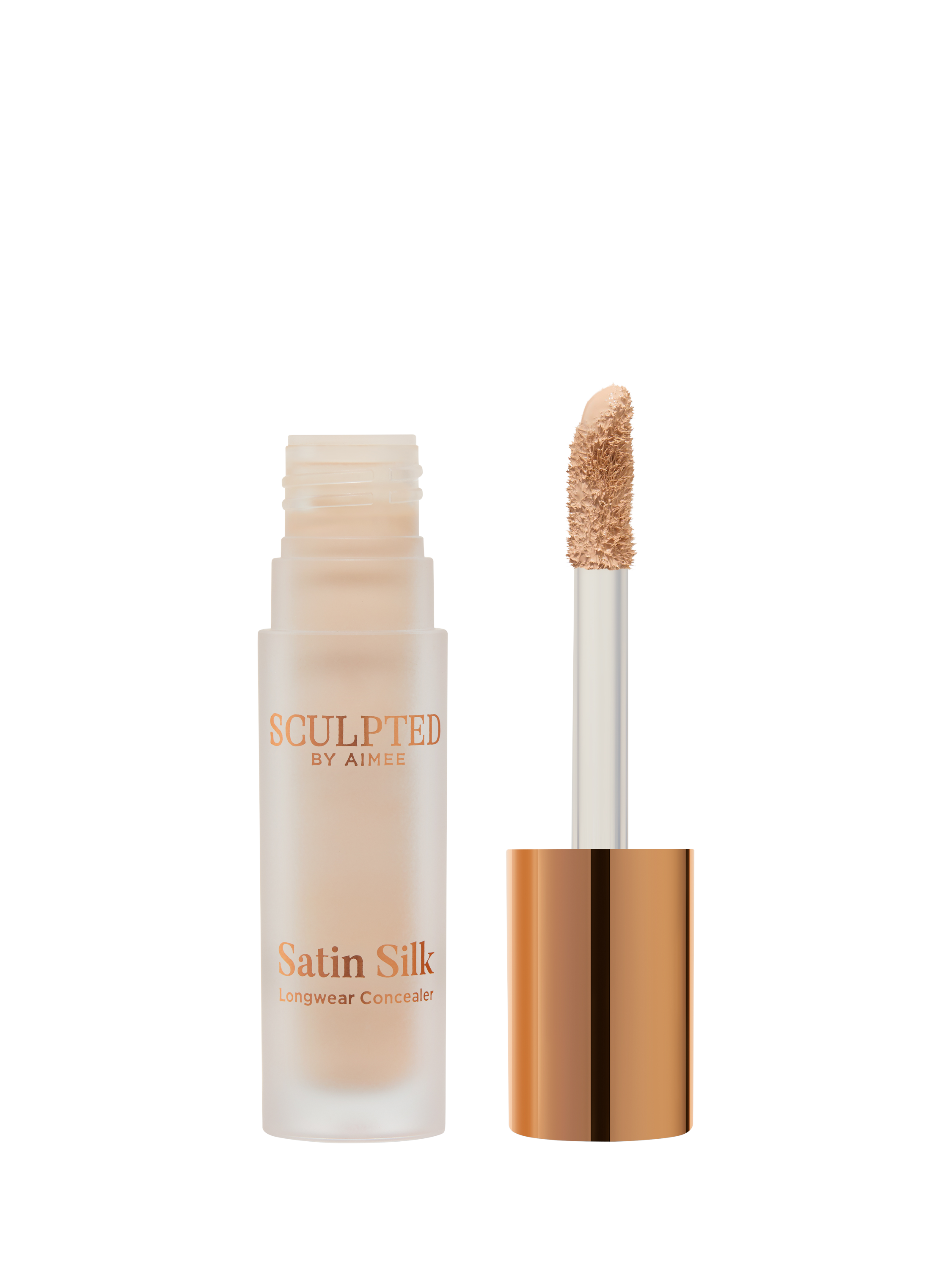 Product image 2 of 4, which shows Sculpted By Aimee Satin Silk Longwear Concealer, Beige