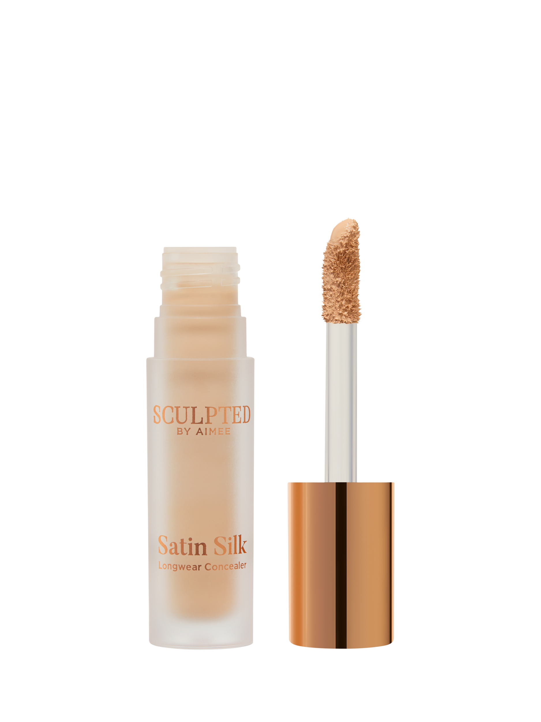 Product image 2 of 4, which shows Sculpted By Aimee Satin Silk Longwear Concealer, Honey