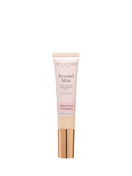 Sculpted By Aimee Second Skin Dewy Foundation, Porcelain Plus 1.5