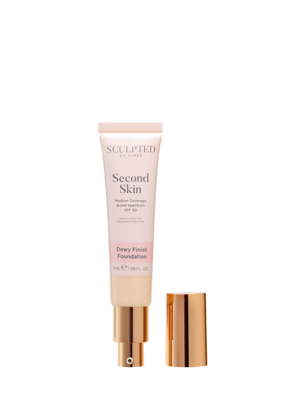 Sculpted By Aimee Second Skin Dewy Foundation - view 2, Porcelain Plus 1.5