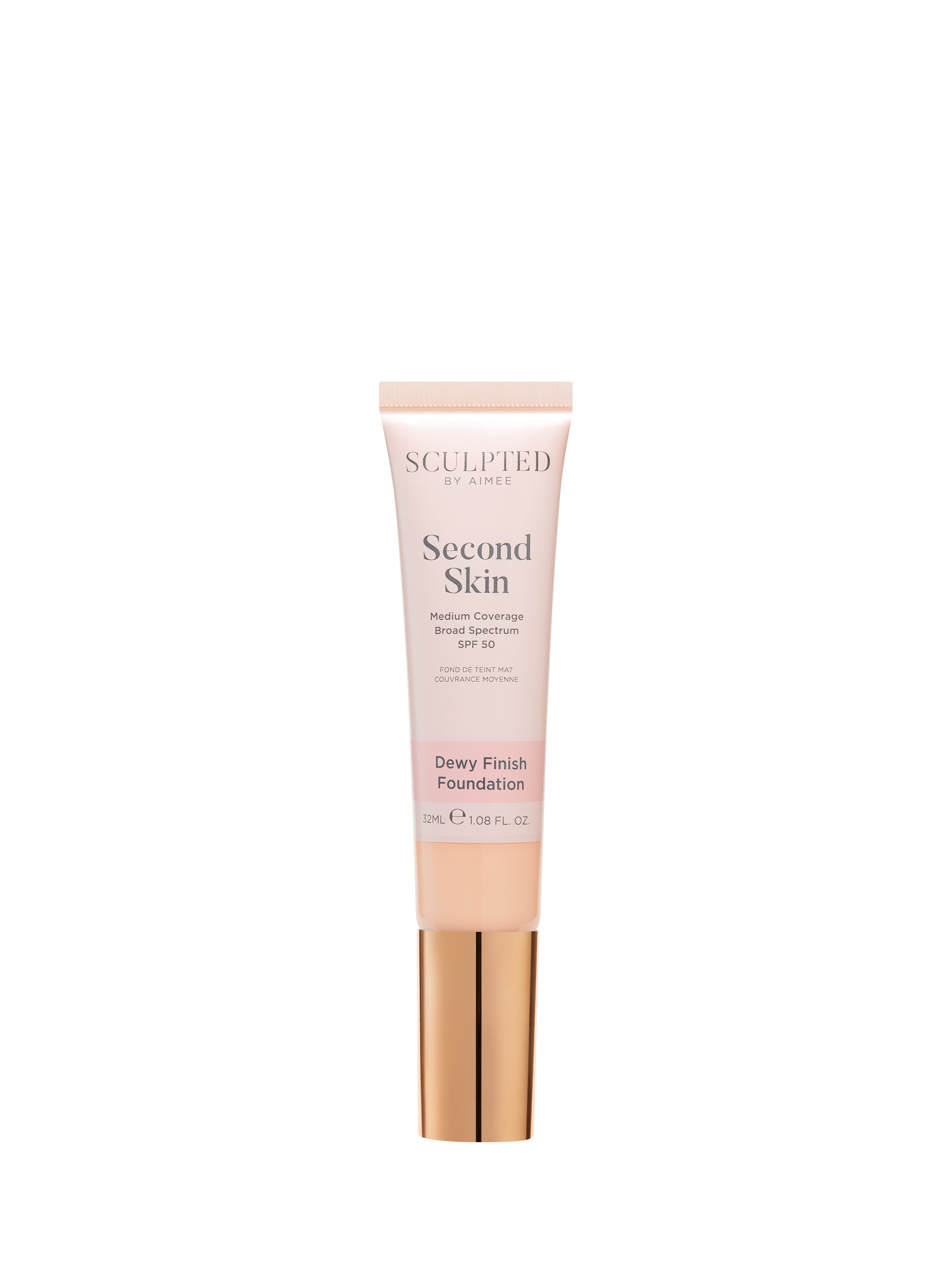 Product image 1 of 4, which shows Sculpted By Aimee Second Skin Dewy Foundation, Fair Plus 2.5