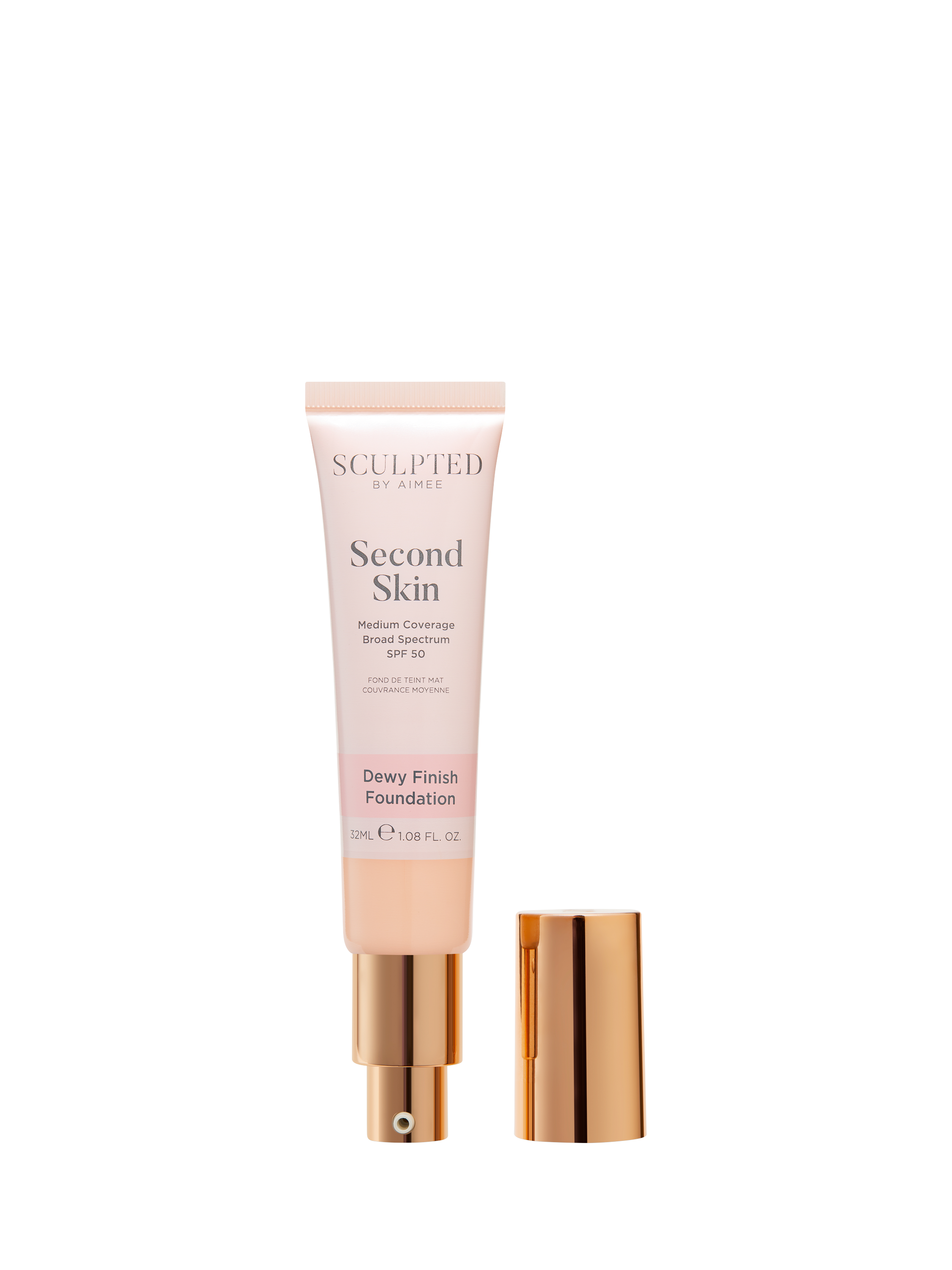 Product image 2 of 4, which shows Sculpted By Aimee Second Skin Dewy Foundation, Fair Plus 2.5