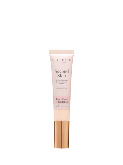 Sculpted By Aimee Second Skin Dewy Foundation, Porcelain 1.0