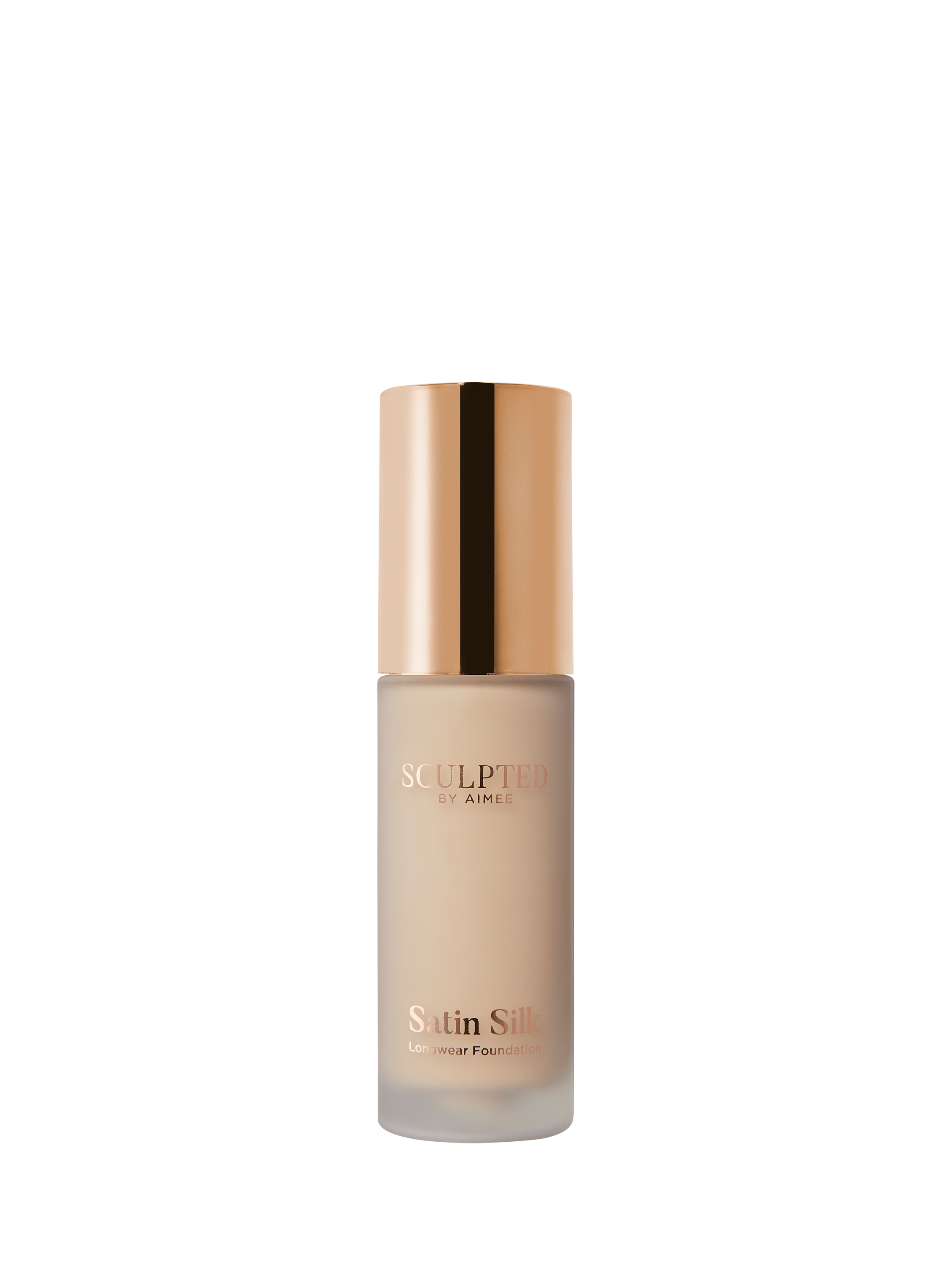 Product image 1 of 4, which shows Sculpted By Aimee Satin Silk Longwear Foundation, Fair Golden