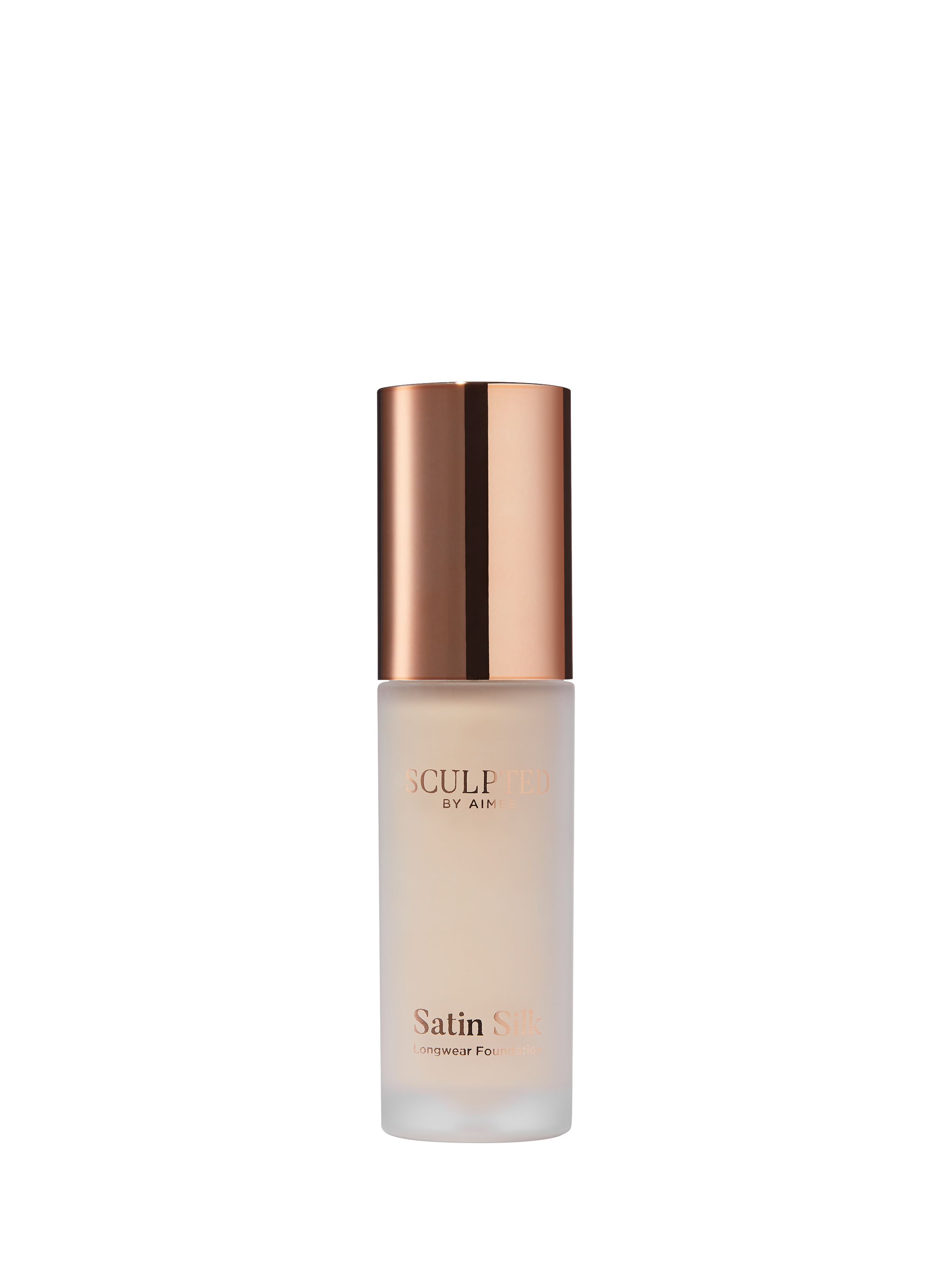 Product image 3 of 4, which shows Sculpted By Aimee Satin Silk Longwear Foundation, Fair Golden