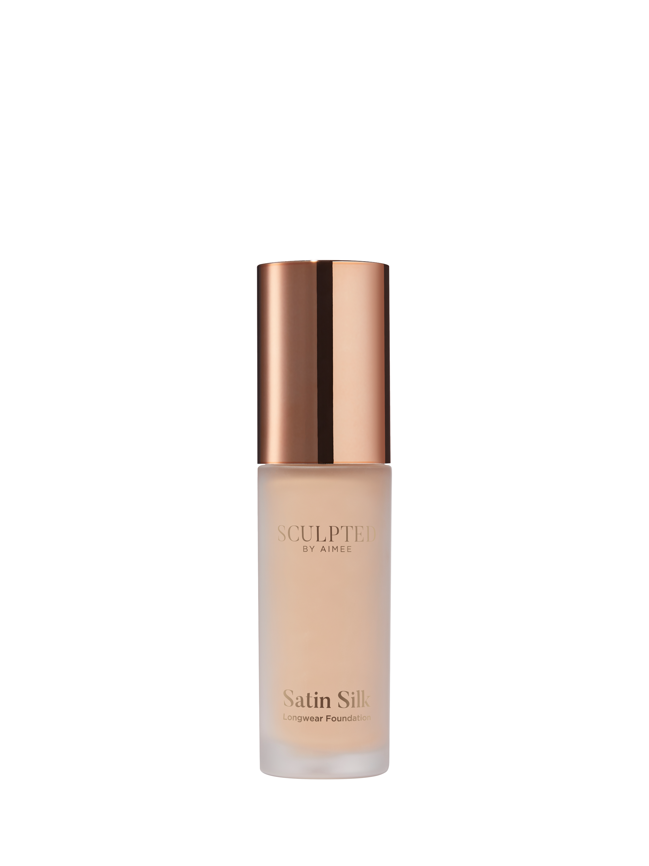 Product image 1 of 4, which shows Sculpted By Aimee Satin Silk Longwear Foundation, Light