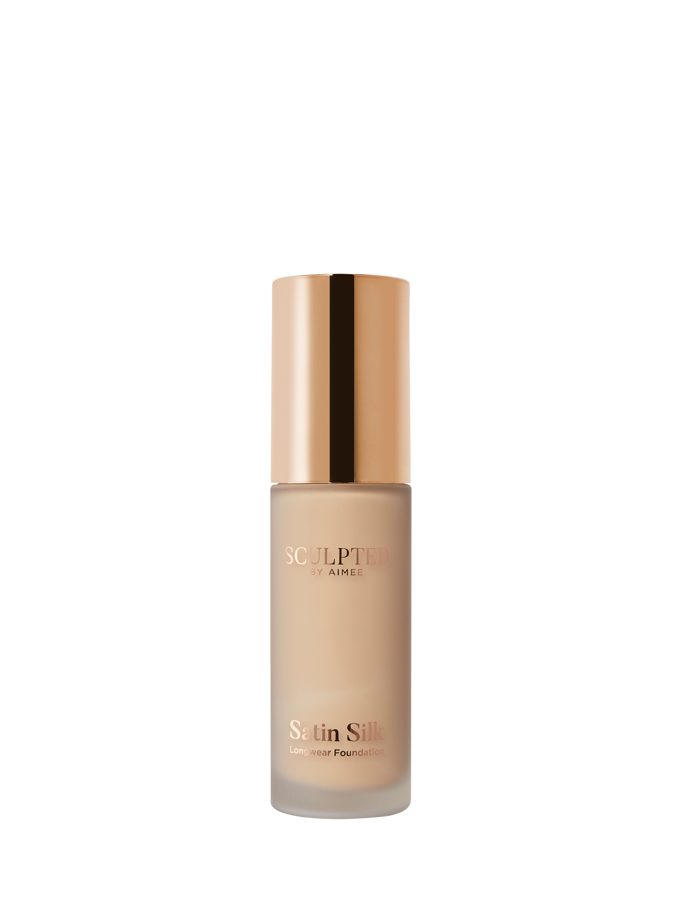 Product image 3 of 4, which shows Sculpted By Aimee Satin Silk Longwear Foundation, Light Plus