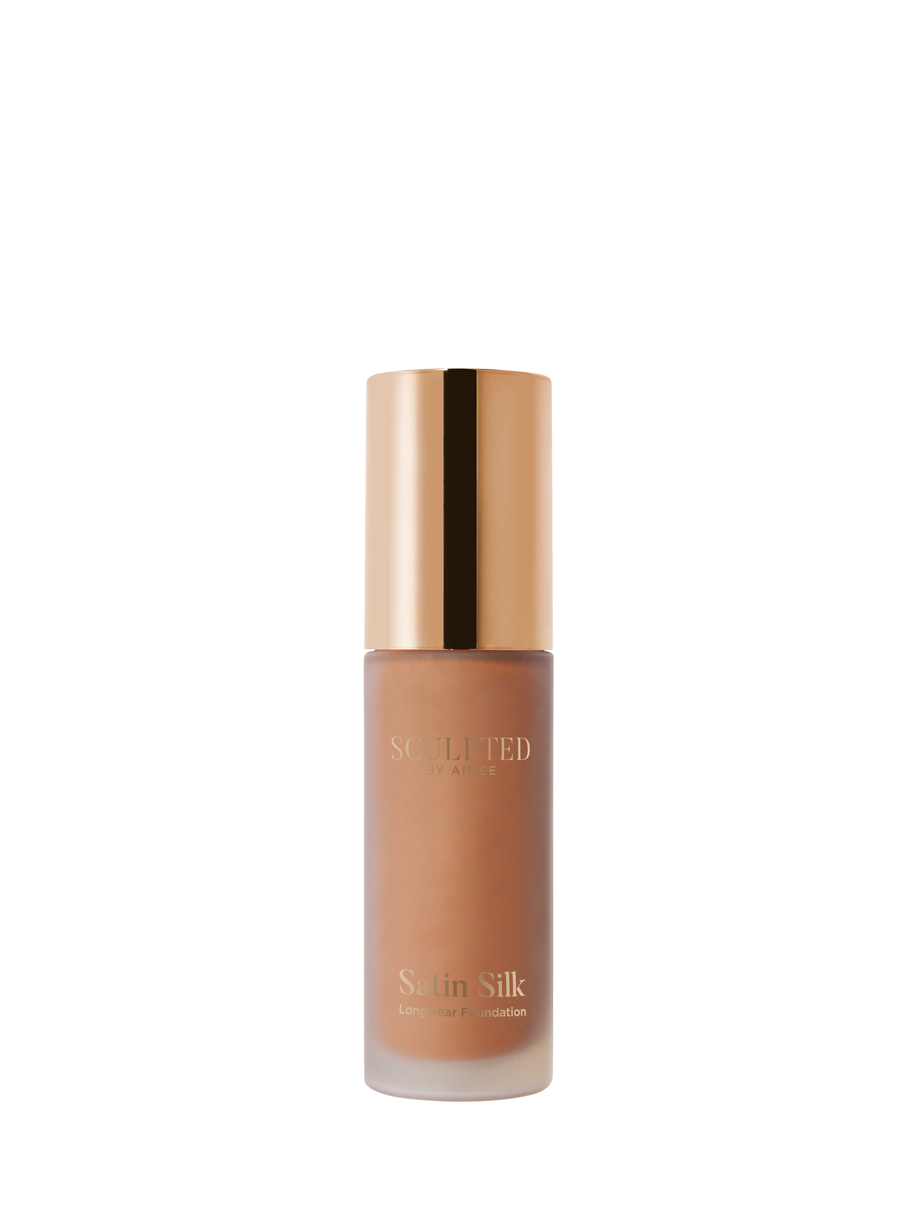 Product image 3 of 4, which shows Sculpted By Aimee Satin Silk Longwear Foundation, Rich