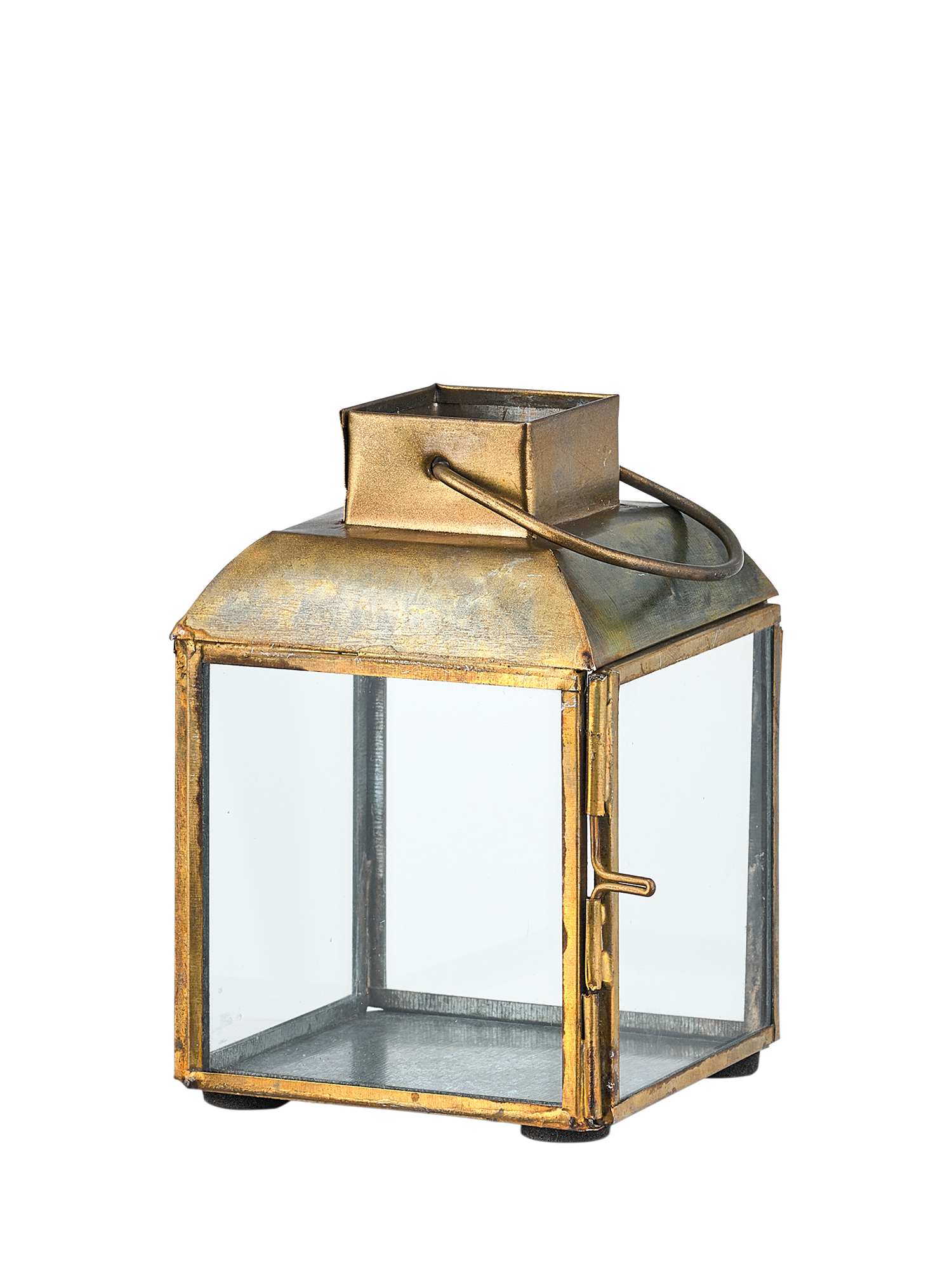 nkuku Maro Lantern, Brass, Small