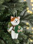 John Lewis Worldly Treasures Cat with Backpack Felt Tree Decoration