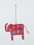 John Lewis Worldly Treasures Metal Elephant Tree Decoration