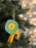 John Lewis Worldly Treasures Metal Lion Tree Decoration