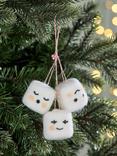 John Lewis Cute Marshmallow Cluster Felt Tree Decoration