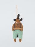 John Lewis Ancient Wonders Billy Beaver Felt Tree Decoration