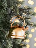 John Lewis Heirloom Splendour Copper Kettle Tree Decoration