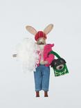 John Lewis Heirloom Splendour Rabbit with Dog Felt Tree Decoration