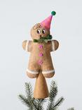 John Lewis Gingerbread Man Felt Tree Topper