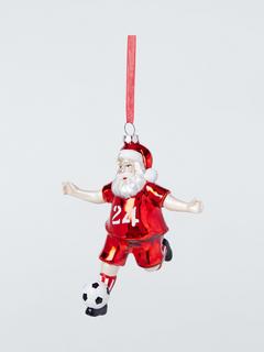 John Lewis Football Santa Bauble