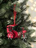 John Lewis Worldly Treasures Metal Rickshaw Tree Decoration