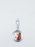 John Lewis Egg & Bacon Frying Pan Bauble