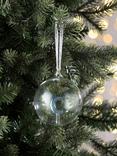 John Lewis Enclosed Letter Glass Bauble