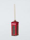 John Lewis Tourism Telephone Box Bauble