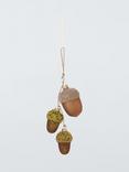 John Lewis Ancient Wonders Hanging Acorns Tree Decoration