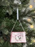 John Lewis Heirloom Splendour Handbag Tree Decoration, Pink