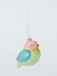 John Lewis Heirloom Splendour Pastel Bird Bauble