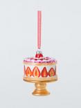 John Lewis Heirloom Splendour Strawberry Cake Bauble