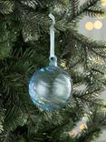 John Lewis Ancient Wonders Twisted Ball Bauble, Blue