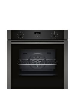 NEFF N50 B1ACE4AG3B Built In Electric Single Oven, Graphite-grey, Graphite-grey