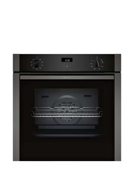NEFF N50 B1ACE4AG3B Built In Electric Single Oven, Graphite-grey, Graphite-grey