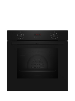 Neff N30 B2DCG7AK3B Built In Self Cleaning Electric Single Oven, Black, Black