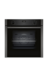 Neff N50 Silde and Hide B3ACE4AG3B Built In Electric Single Oven, Graphite-grey
