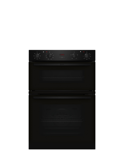 Neff N30 U1DCC0AK3B Built in Electric Double Oven, Black, Black