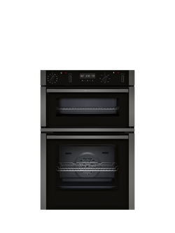 Neff N50 Built in Electric Self Cleaning Double Oven, U2ACH7AN7B, U2ACH7AG7B, Graphite