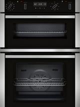 Neff N50 Built in Electric Self Cleaning Double Oven, U2ACH7AN7B, U2ACH7AG7B, Stainless Steel
