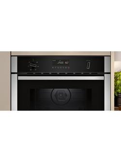 Neff N50 Built-In Microwave Oven, C1AMG84N1B, C1AMG84G1B - view 2, Stainless Steel