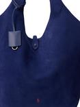 Polo Ralph Lauren Polo Play Suede Large Tote Bag, Blue