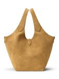 Polo Ralph Lauren Polo Play Suede Medium Tote Bag, Light Brown