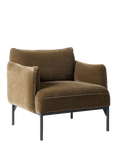 West Elm Penn Armchair, Dark Olive Chenile
