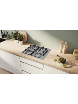 Bosch Series 2 60cm Gas Hob, PBP6B6K60, PBP6B5K60 - view 2, Stainless Steel