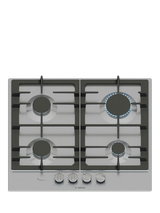 Bosch Series 6 PCP6A5I90 60cm Gas Hob, Stainless Steel