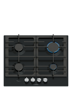 Bosch Series 6 60cm Gas Hob, PCP6A6I90, PCP6A5I90, Black