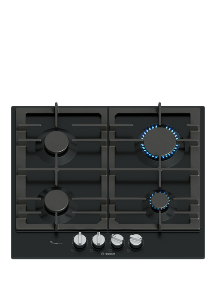 Bosch Series 6 60cm Gas Hob, PCP6A6I90, PCP6A5I90, Black