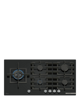 Bosch Series 6 PPM9A6I40 90cm Gas Hob, Black Tempered Glass