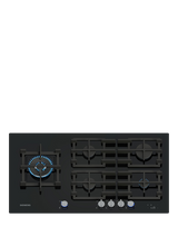 Siemens iQ700 ER9A6SH40 90cm Gas Hob, Black Tempered Glass