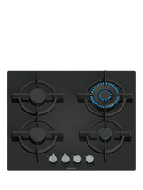 Siemens iQ500 EP6A6HI10 60cm Gas Hob, Black Tempered Glass